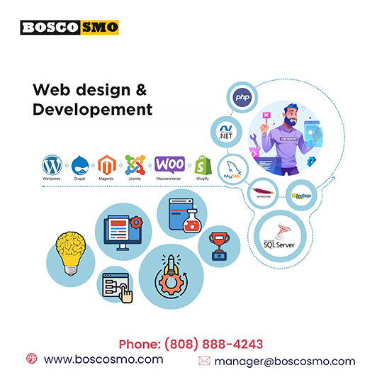 Web Design Development Graphic